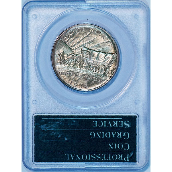 (9348) 1938 50C PCGS MS64 Gold CAC Oregon