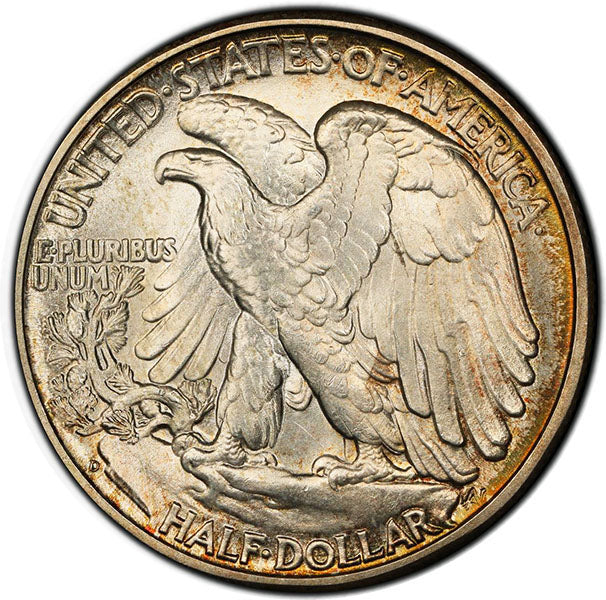 (6628) 1946-D 50C PCGS MS67 CAC