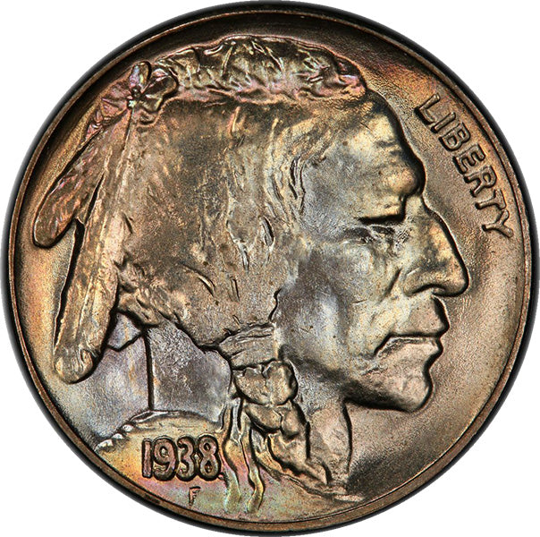 (3985) 1938-D/S 5C PCGS MS67+ CAC Buffalo obverse