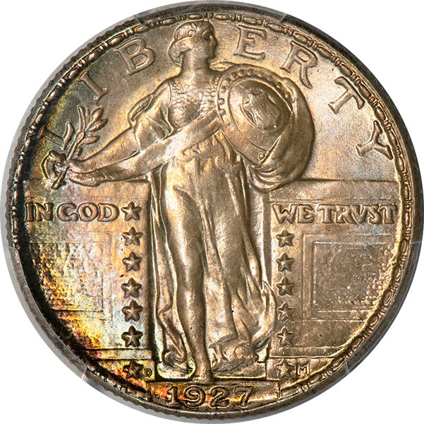 (5762) 1927-D 25C PCGS MS67