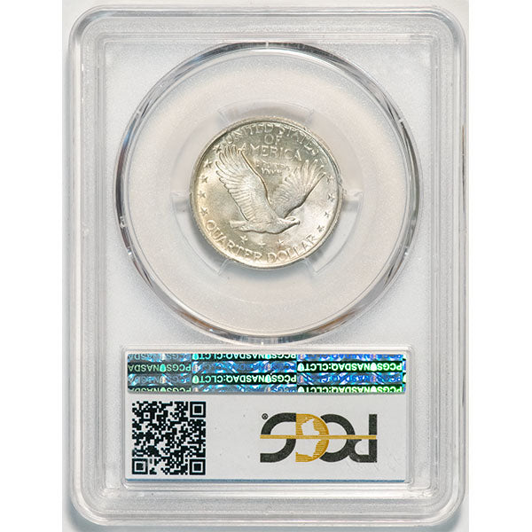 (5740) 1921 25C PCGS MS64 CAC