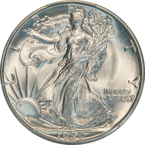 (6608) 1939-S 50C PCGS MS67 CAC Walker obverse