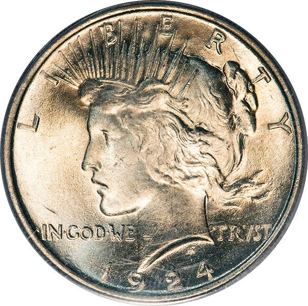 (7363) 1924 $1 Old Holder PCGS MS66
