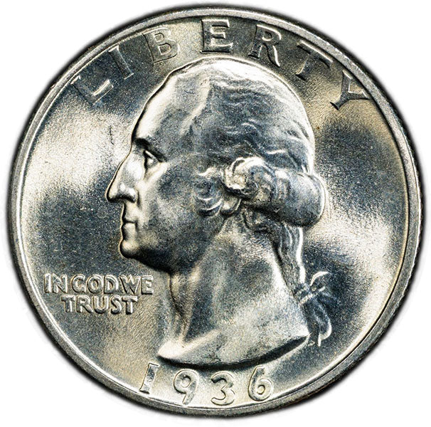 (5801) 1936-D 25C PCGS MS67