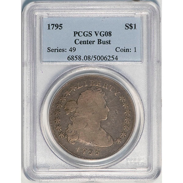 (6858) 1795 $1 Center Bust PCGS VG08