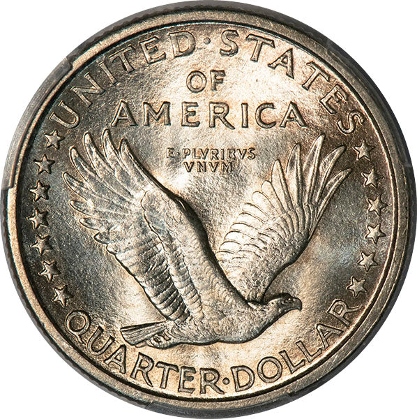 (5709) 1917-D 25C Type 1 PCGS MS65FH
