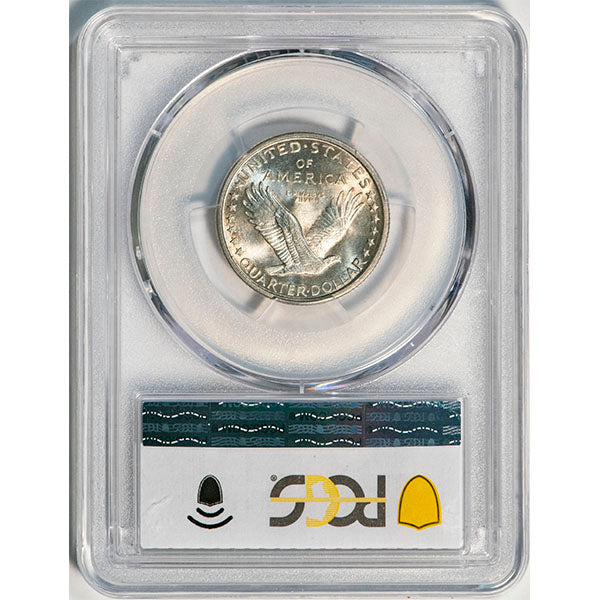 (5709) 1917-D 25C Type 1 PCGS MS65FH