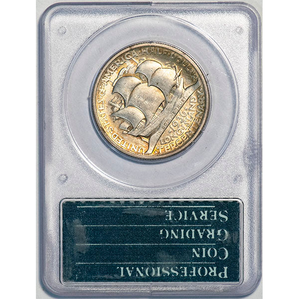 (9322) 1936 50C Long Island Old Holder PCGS MS63 Gold CAC