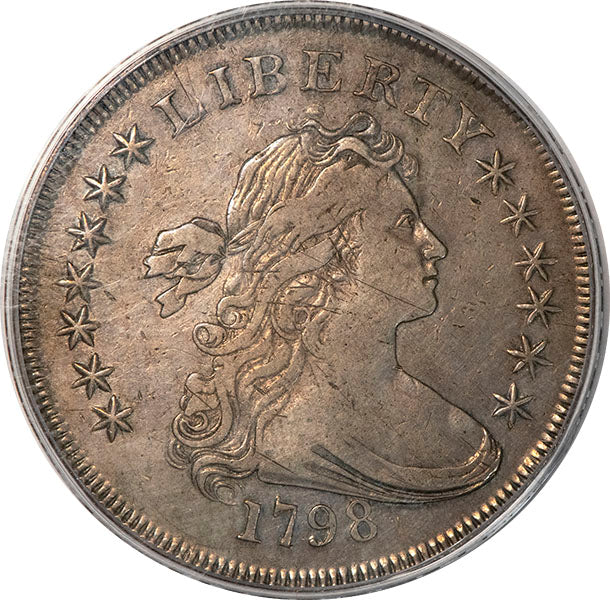 (6873) 1798 $1 Old Holder BB-96, B-5, R.3 PCGS XF40