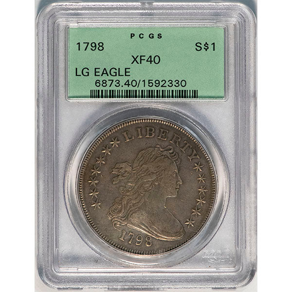 (6873) 1798 $1 Old Holder BB-96, B-5, R.3 PCGS XF40