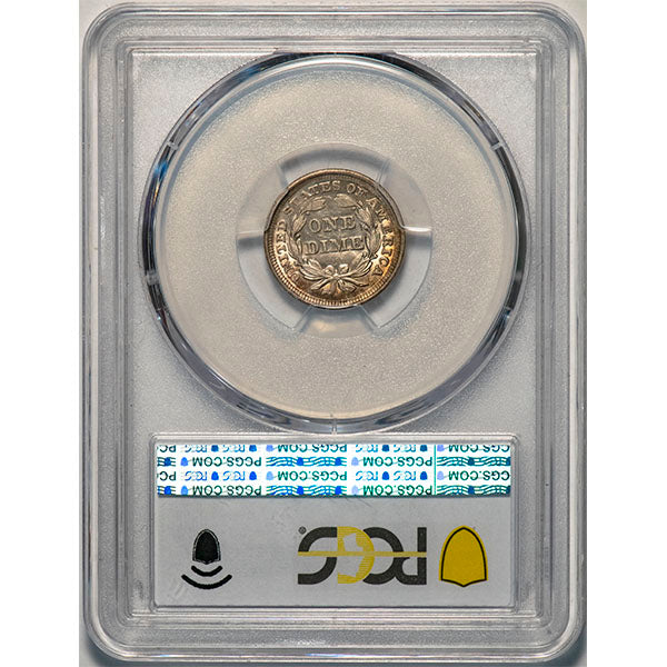 (4614) 1857 10C PCGS MS65 ***