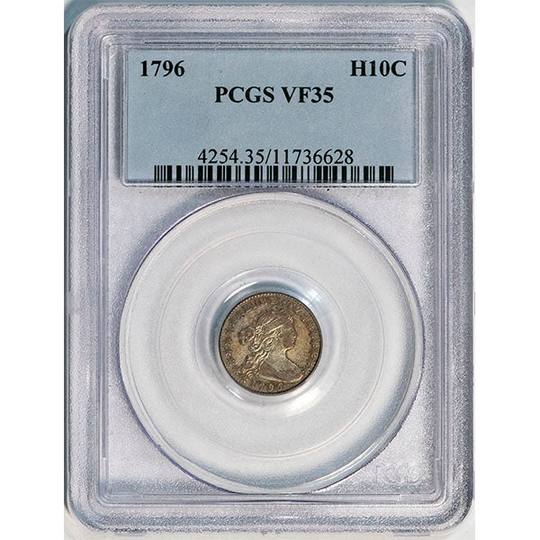 (4254) 1796 H10C PCGS VF35