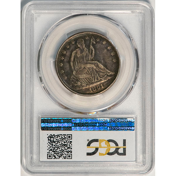 (6306) 1861 50C CSA Restrike PCGS XF45 ***