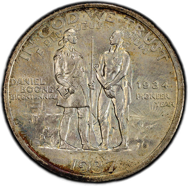 (9272) 1937-S 50C Boone PCGS MS67 CAC