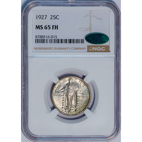(5763) 1927 25C NGC MS65FH CAC