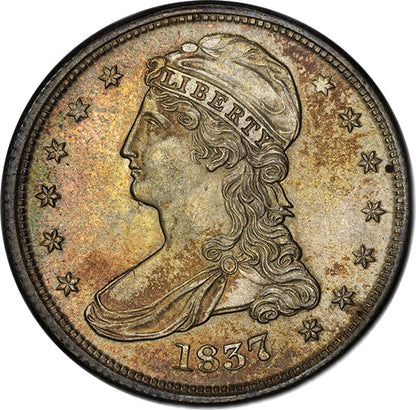 (6176) 1837 50C PCGS MS62