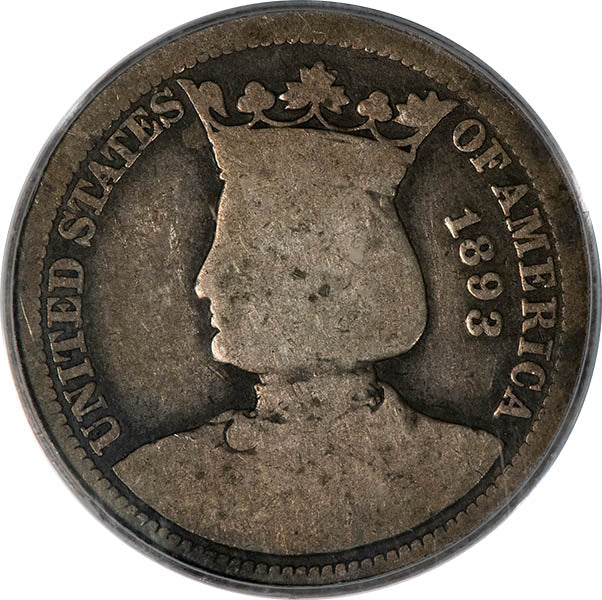 (9220) 1893 25C Isabella PCGS G04