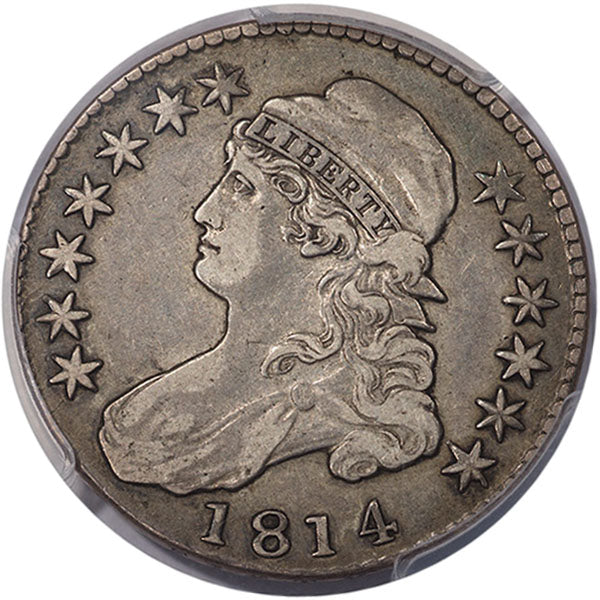 (6105) 1814 50C O-107, R.7 PCGS VF35