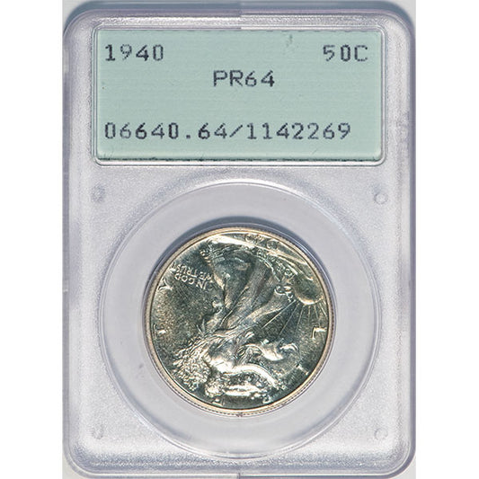 1940 50C PCGS PR64 Proof Walker slab