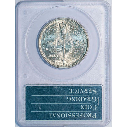 (9337) 1936 50C PCGS MS66 Gold CAC Old Holder Norfolk