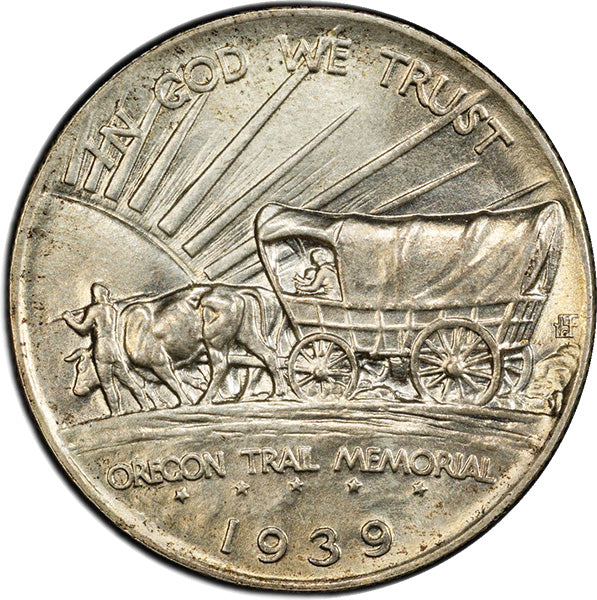 (9352) 1939 50C Oregon PCGS MS67 CAC