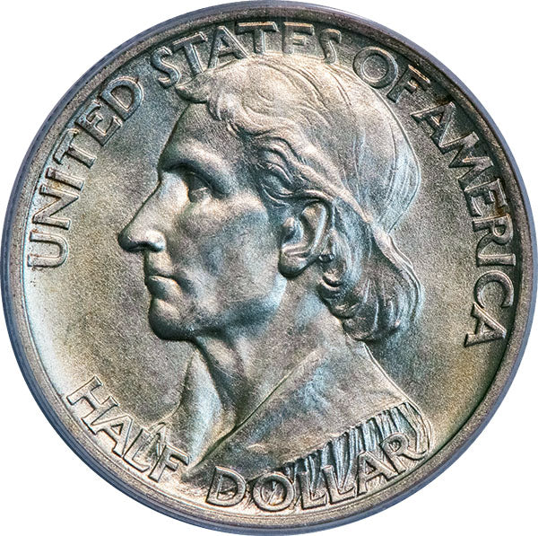 (9264) 1935/4-S 50C PCGS MS64 Gold CAC Boone