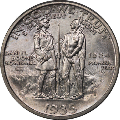 (9263) 1935/34-D 50C PCGS MS65 Boone CAC