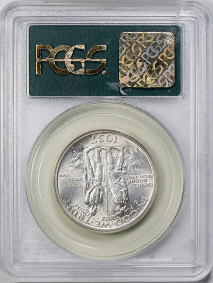 (9271) 1937-D 50C PCGS MS64 Boone Gold CAC