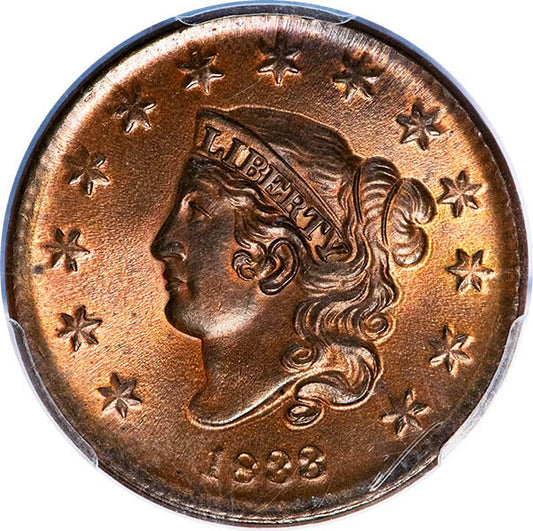 (1697) 1833 1C PCGS MS66RB