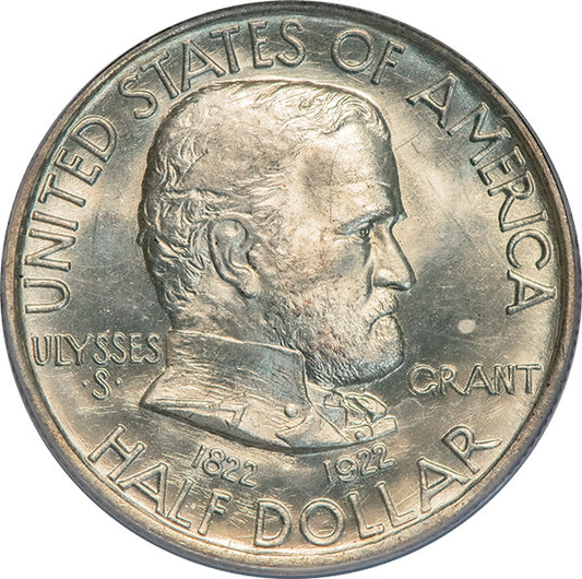 (9306) 1922 50C PCGS MS65 CAC Boone obverse