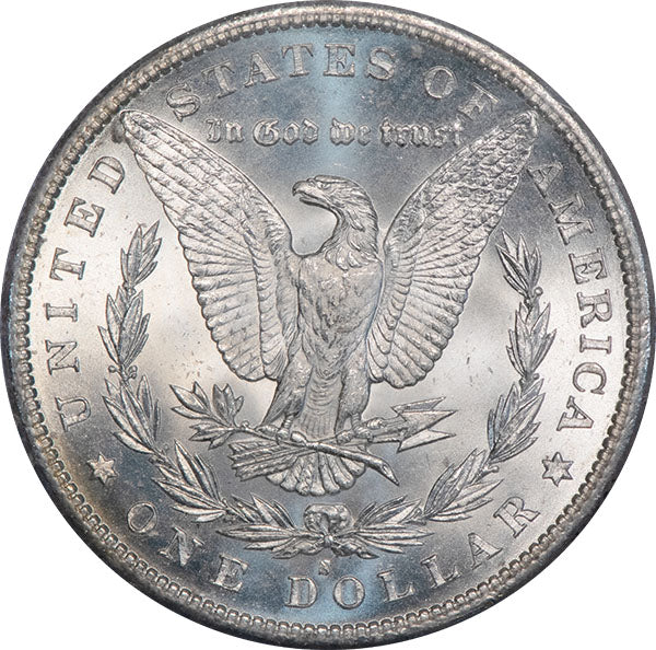 (7118) 1880-S $1 PCGS MS65 CAC Old Holder