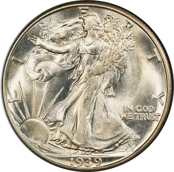 (6607) 1939-D 50C PCGS MS67 CAC