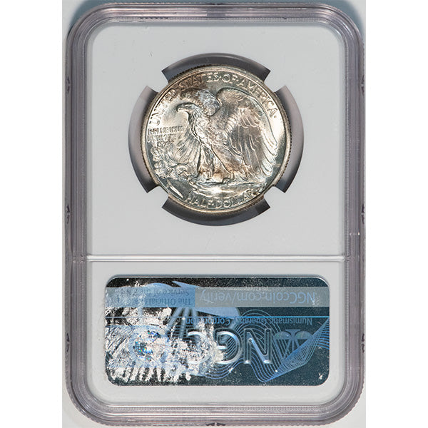 1946-D 50C NGC MS67 Walker reverse slab