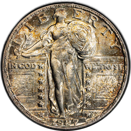 (5764) 1927-S 25C PCGS MS63 CAC