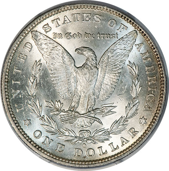 1881-O $1 PCGS MS64 Morgan Dollar reverse