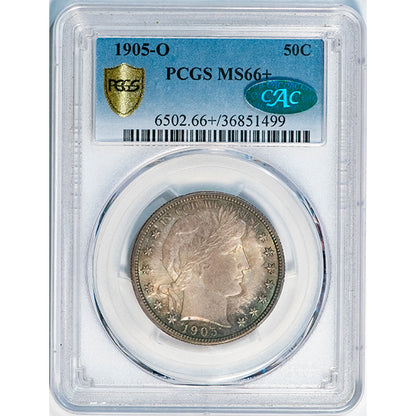 (6502) 1905-O 50C PCGS MS66+ CAC