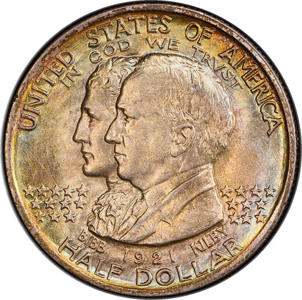 (9224) 1921 50C PCGS MS66 Alabama