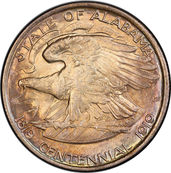 (9224) 1921 50C PCGS MS66 Alabama
