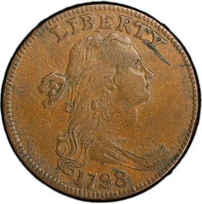 (1431) 1798 1C First Hair Style S-146, R.5 PCGS VF35 ***