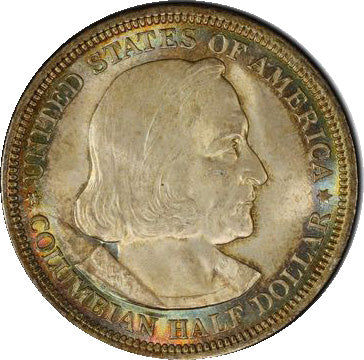 (9296) 1892 50C Columbian PCGS MS66+ CAC