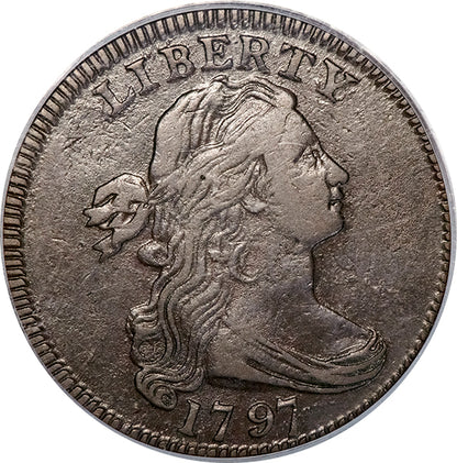 (1422) 1797 1C PCGS VF30 Bust Cent obverse