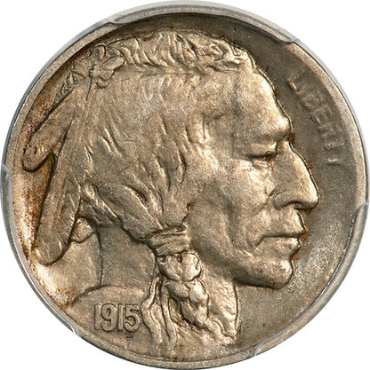 1915-S 5C PCGS AU53 Buffalo Nickel obverse