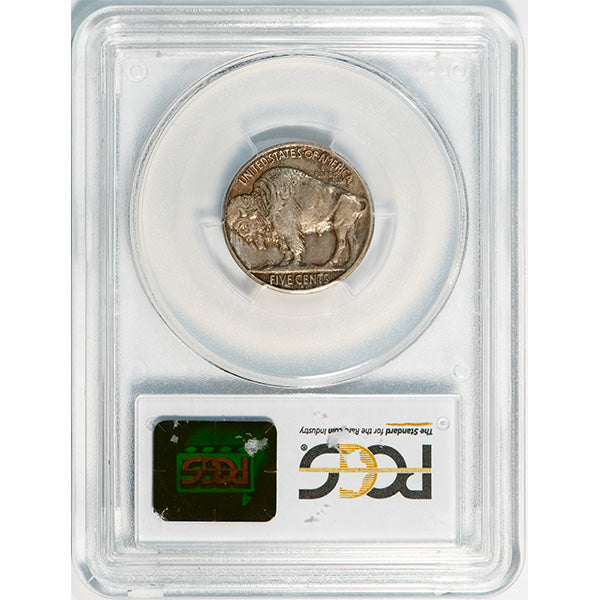 1915-S 5C PCGS AU53 Buffalo Nickel reverse slab