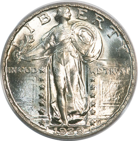 (5772) 1929 25C PCGS MS66 CAC