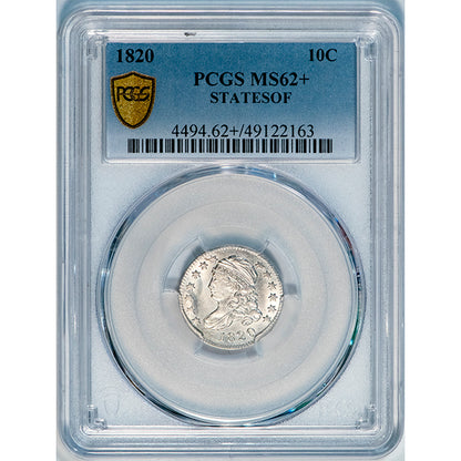 (4494) 1820 10C STATES OF PCGS MS62+