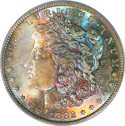 1882-S $1 PCGS MS65 Morgan Dollar obverse