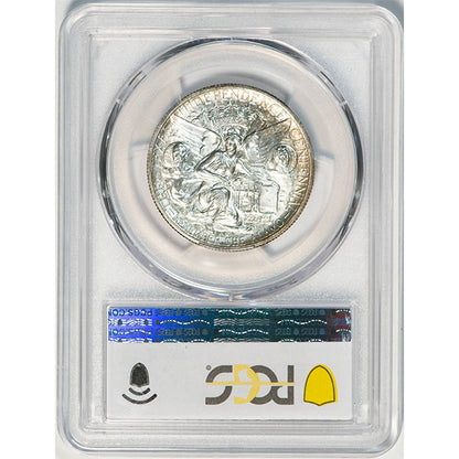 1938-S 50C Texas PCGS MS67 Silver Commemorative reverse slab