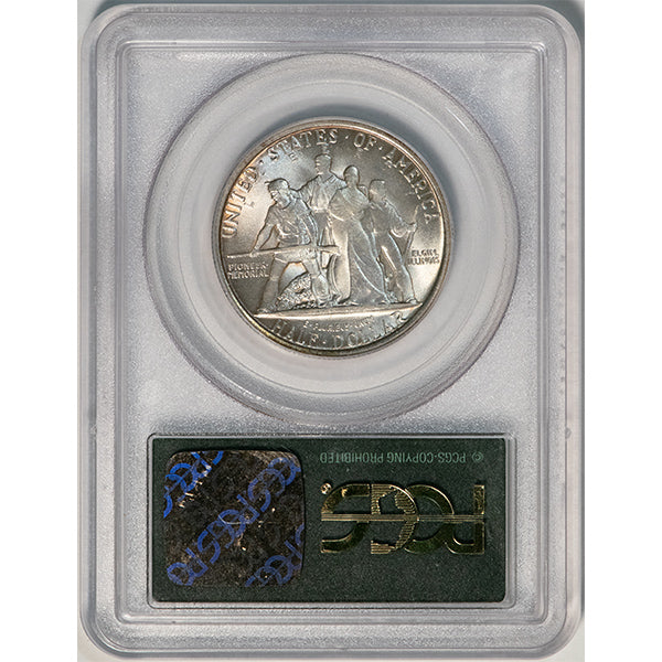 1936 50C Elgin PCGS MS64 Silver commemorative old holder reverse slab