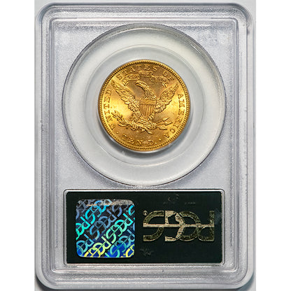 (8746) 1901-S $10 PCGS MS63 CAC Liberty reverse slab