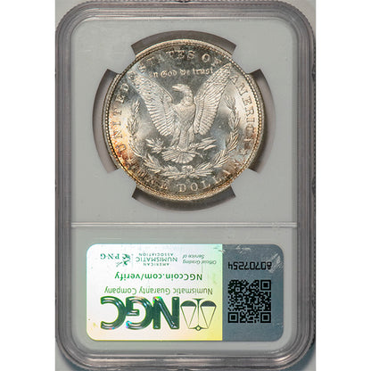 (7118) 1880-S $1 NGC MS68 Morgan reverse slab